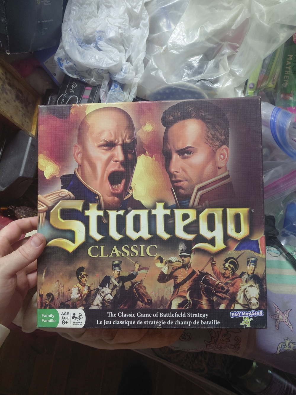 PlayMonster edition of the Stratego Classic board game,